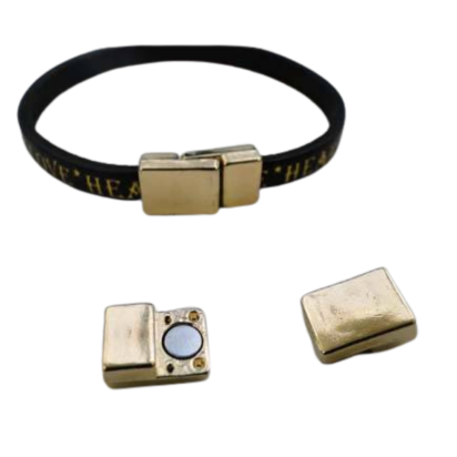 Zamak magnetic claps: MGL-188 6*2mm (Gold)