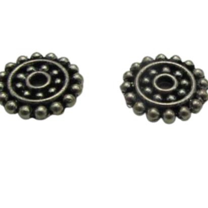 Silver Plated Beads - Design number 10377