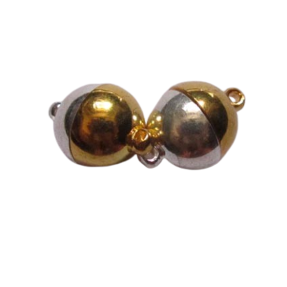 Brass clasp for necklace MG15-12mm-Gold-Silver