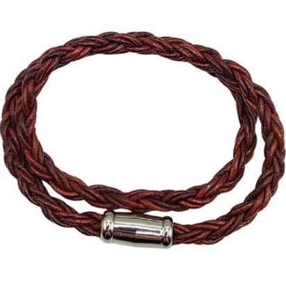 Hawaii Bolo Braided Leather Bracelet - Style 518