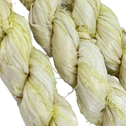 Sari Silk - Yellow Cream - 928