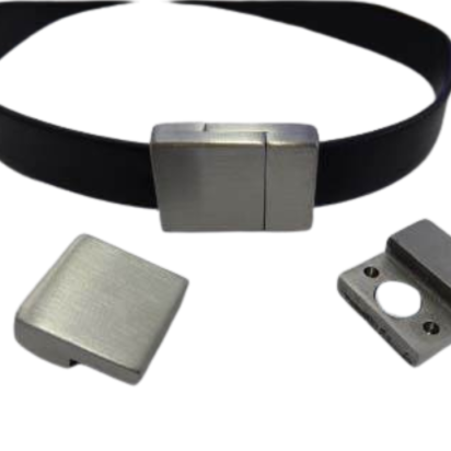 Stailess Steel Magnetic Clasp: MGST-64 10*2.5mm (Steel Matt)