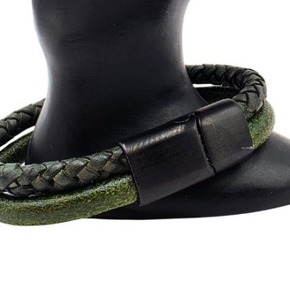 Combination Leather Bracelet - Style 195