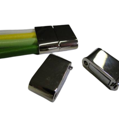 Zamak magnetic claps: MGL-196 24*6mm (steel)