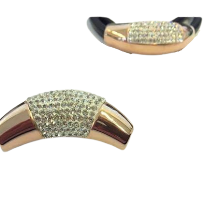 Stainless steel part for leather: SSP-627 8mm (Rose Gold)