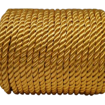 Macrame cords-Samba style-5mm-gold