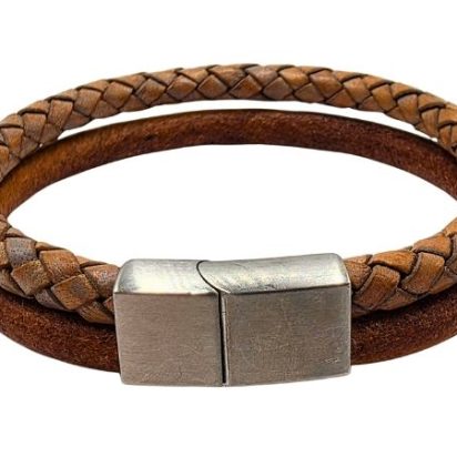 Combination Leather Bracelet - Style 193