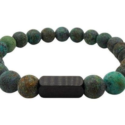 Serpentine Gemstone Bracelet: Style-529 (8mm)
