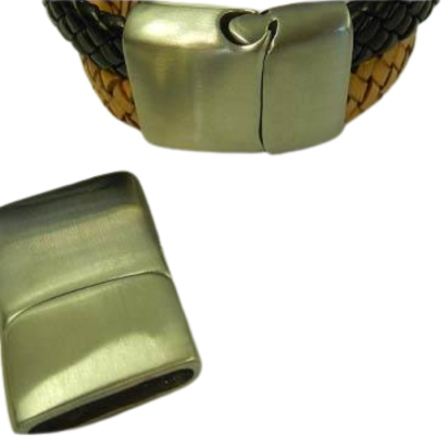 Stainless Steel Magnetic Clasp: MGST-32 18*5mm (steel matt)