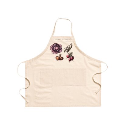 Garden Printed White Apron