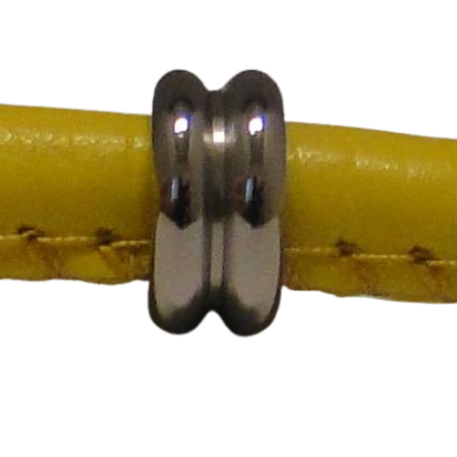 Stainless steel part for leather: SSP-66 6mm (Steel)