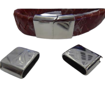 Stainless Steel Magnetic Clasp: MGST-32 10*6mm (Steel)