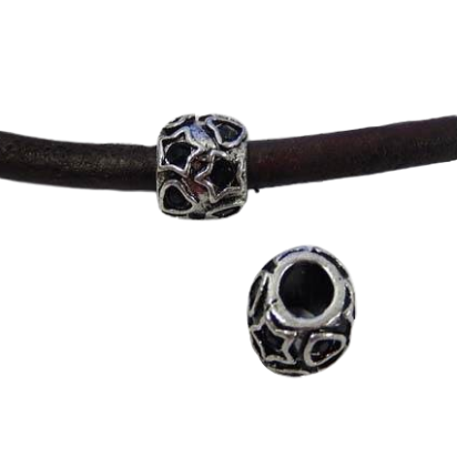 Zamak part for leather: CA-4872 5mm (Steel)