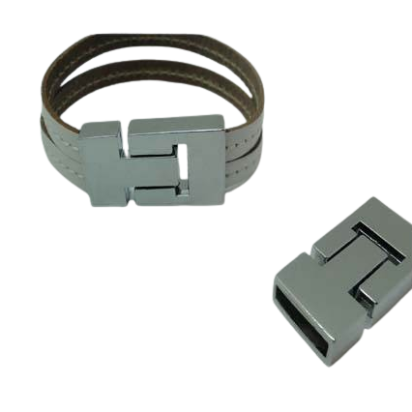 Zamak magnetic claps: MGL-368 12*2mm (Antique Silver)