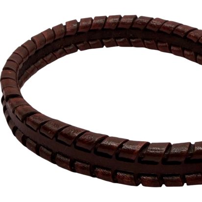 Bruges Braided Style-11X6mm-Cognac