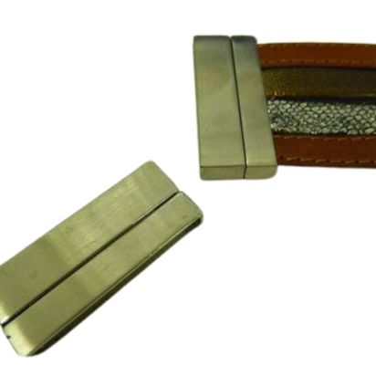 Stainless Steel Magnetic Clasp: MGST-105 40*3mm (steel matt)