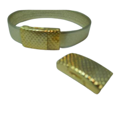 Zamak magnetic clasp: MGL-408 10*2.5mm (Gold)