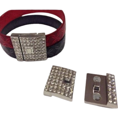 Zamak magnetic claps: MGL-255 18*2.5mm (Steel)