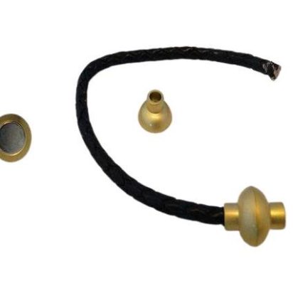 Zamak magnetic clasp: MGL 04 8mm (gold)