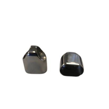 Stainless steel end caps: SSP 49 9.5x4.5mm (Steel)
