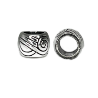Zamak part for leather: CA-3154 5mm (Steel)