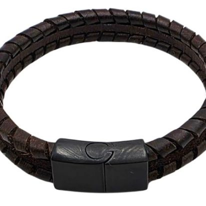 Bruges Braided Leather Bracelet - Style 253