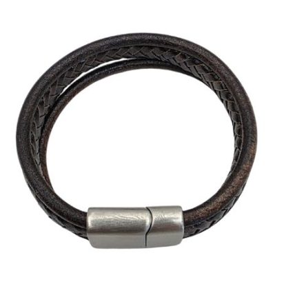 Combination Leather Bracelet - Style 199