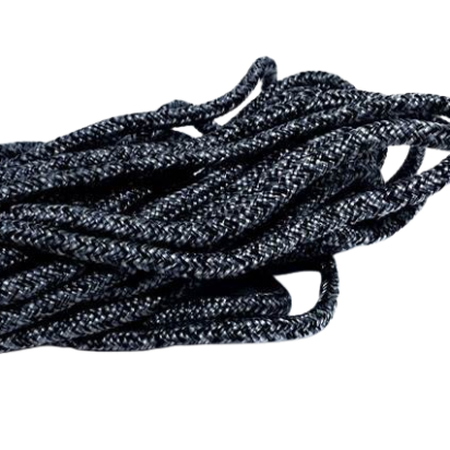 Paracord 6mm - GREY BLACK