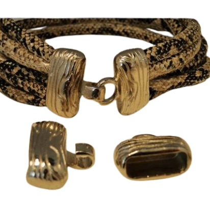 Zamak connector clasp: ZAML33 20x7mm (Gold)