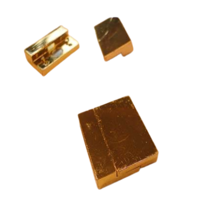 Zamak magnetic claps: MGL-122 20*2,5mm (gold)