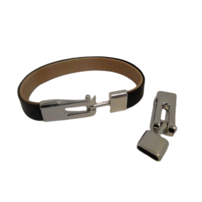 Zamak Hook Clasp: ZAML 47 10.5x3mm (Steel)