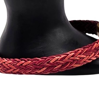 Spiral Braided Leather Bracelet - Style 333