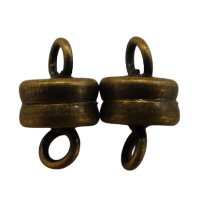 brass Magnetic clasp MG16-Antique Gold