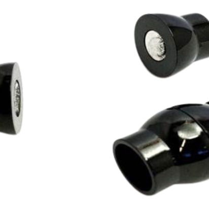 Stainless Steel Magnetic Clasp: MGST 19 10mm (Black)