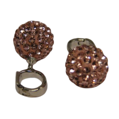 Shamballa Pendant: HC 10mm (Light Rose)