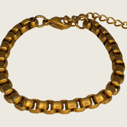 Rolo Chain Bracelet  - Gold - 6mm - Item 911