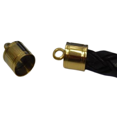 Stainless steel end cap: SSP 392 14mm (Gold)