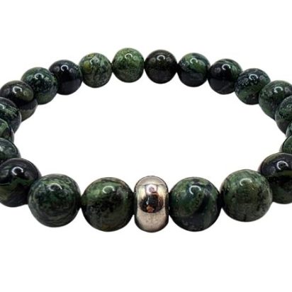 Kambaba Gemstone Bracelet: Style-524 (8mm)