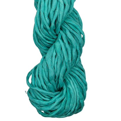 Silk Cords - Sea green - 2mm