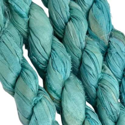 Sari Silk - Tropical Aqua - 917