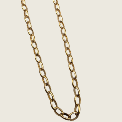 Triangle Wire Dendritic Pearl Necklace - Gold - 4mm - Item 980