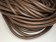 Round Leather Cord Dark Tan 8 mm