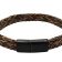 Spiral Braided Leather Bracelet - Style 335