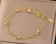 Gold plated stainless steel Bracelets - 22