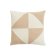 Light Cotton Cushion with Triangles