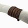 Walnut Braided Leather Cord - 12x6mm - Coffee Brown