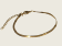 Flat Snake Embossed Chain Bracelet – Gold - Item 909