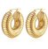 Stainless Steel Earnings - SSEAR7-PVD Gold plated