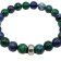 Azurite Malachite Gemstone Bracelet: Style-526 (8mm)