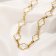 Gold Plated Stainless Steel Necklace - 513